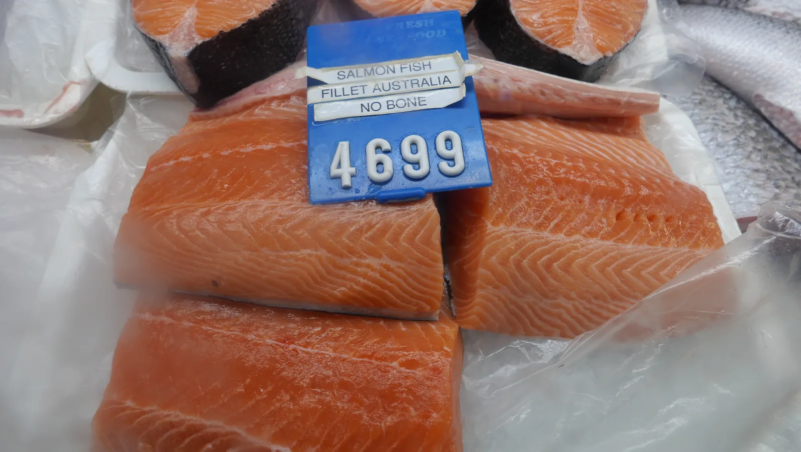 Fresh seafood selected and displayed with care